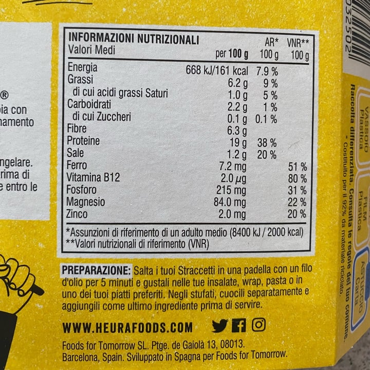 review photo of Heura Straccetti Mediterranei shared by @padovavegan on 02 Aug 2022 - review