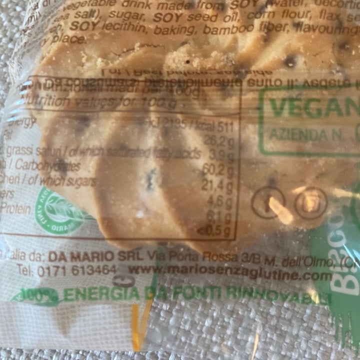 photo of Mario Vegan Biscotto vegano shared by @viviana23 on  07 Sep 2021 - review