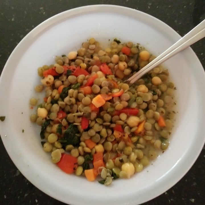 review photo of Healthy Choice Simply Steamers Mediterranean Style Lentil Bowl shared by @practicallyvegan on 11 Nov 2020 - review