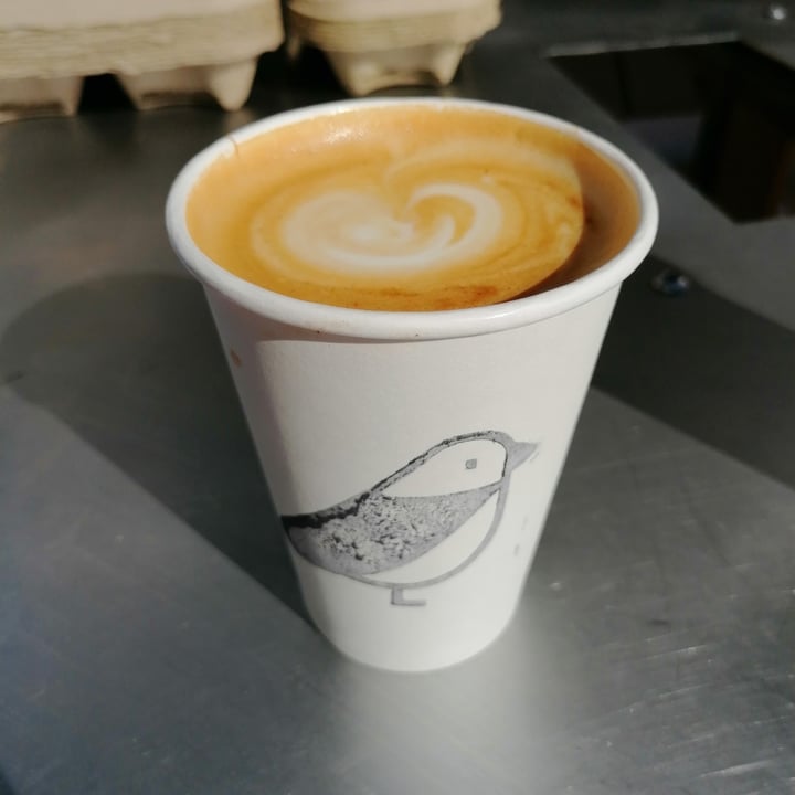 photo of getbird.co.za - Bagel Bar | Coffee | Kitchen Oat Milk Cappuccino shared by @twohappyrescuemutts on  28 Apr 2021 - review