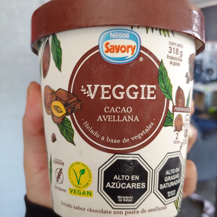 photo of Savory Helado veggie Cacao Avellana shared by @merlotta on  04 Oct 2021 - review