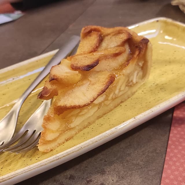 Foto do prato “torta di mele vegana”