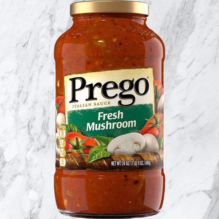 photo of Prego Fresh mushroom pasta sauce shared by @kialovesveggies on  29 Nov 2021 - review