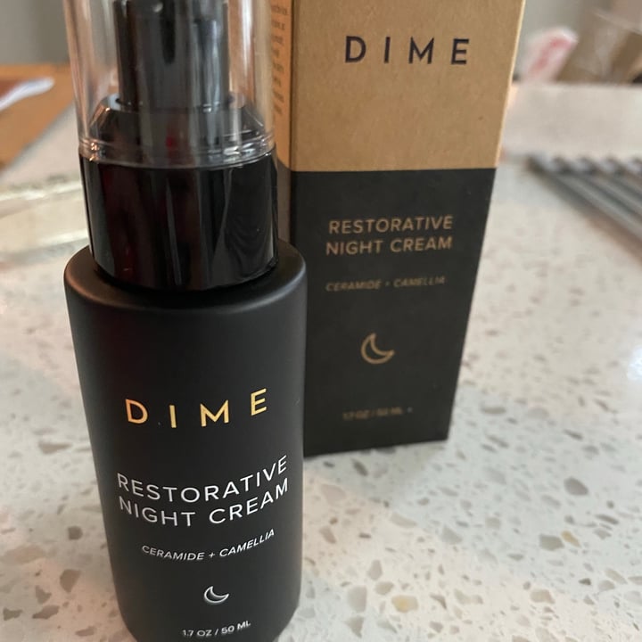 photo of Dime Beauty Restorative Night Cream shared by @ashleynyy on  28 Aug 2021 - review