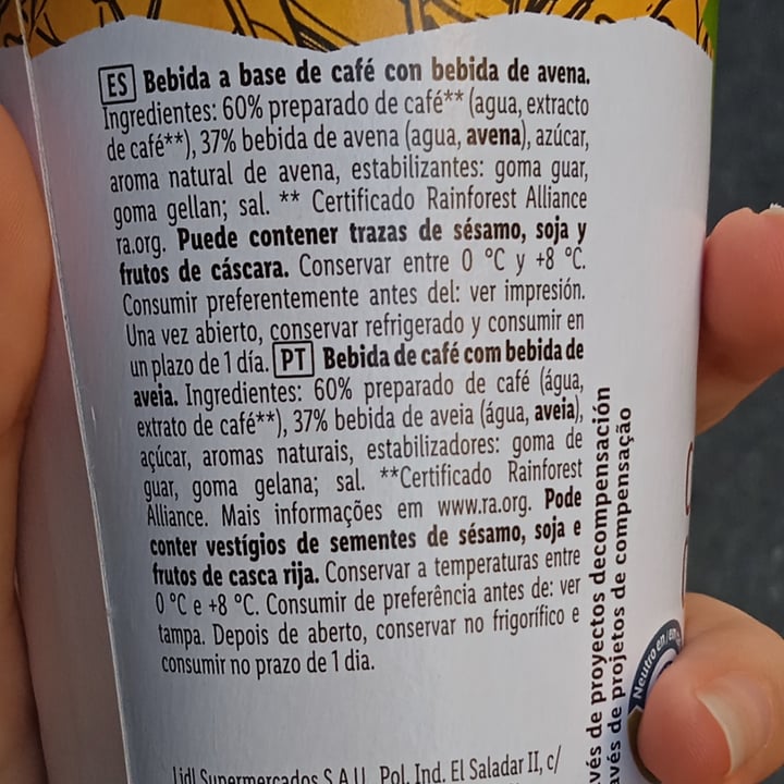 review photo of Vemondo café con avena shared by @iriavizcaino on 10 Dec 2022 - review