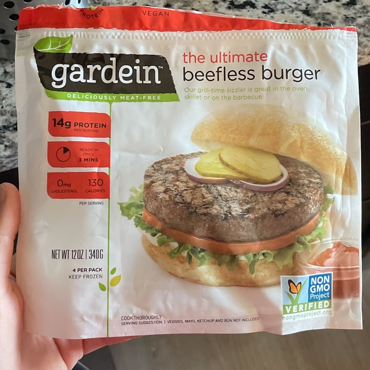 photo of Gardein The Ultimate Beefless Burger shared by @monchiara on  13 Dec 2021 - review