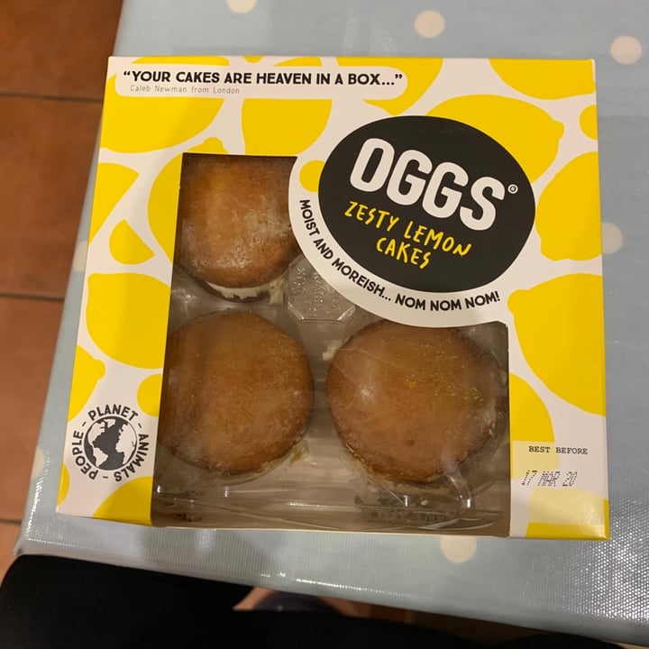 photo of OGGS Zesty Lemon Cake shared by @veganfaeriee on  20 Mar 2020 - review
