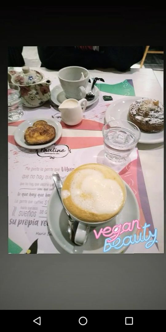 review photo of Pauline Boulangerie 1964 Frappé con Crema y Leche Vegetal shared by @melanynigro on 11 Feb 2020 - review