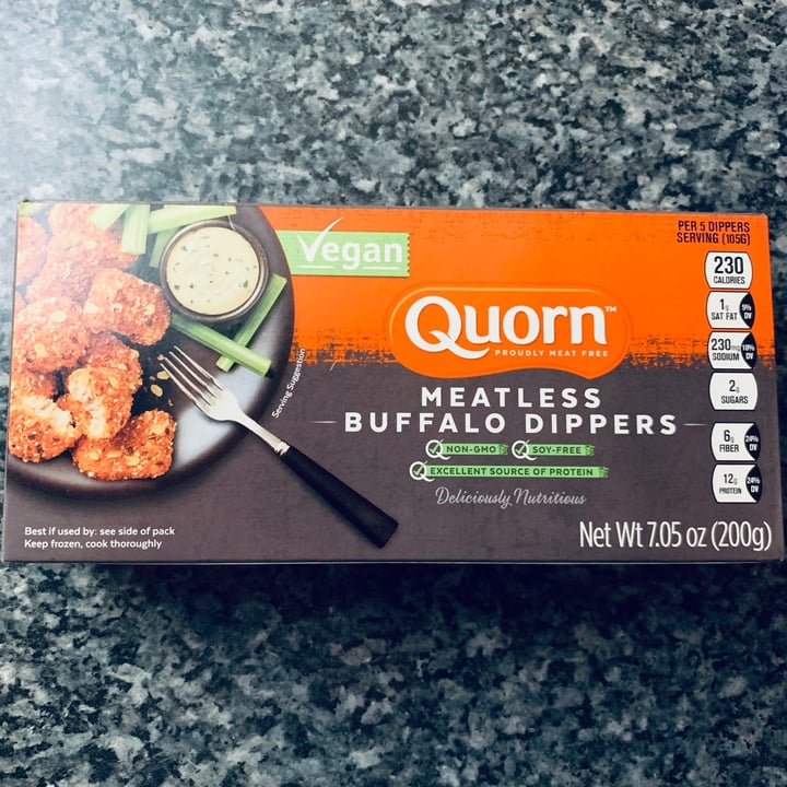 photo of Quorn Meatless Buffalo dippers shared by @allhess on  01 Dec 2020 - review