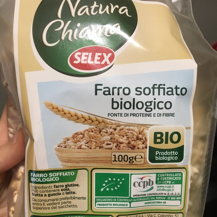 photo of Natura chiama selex Farro soffiato shared by @margherita98 on  02 Dec 2021 - review