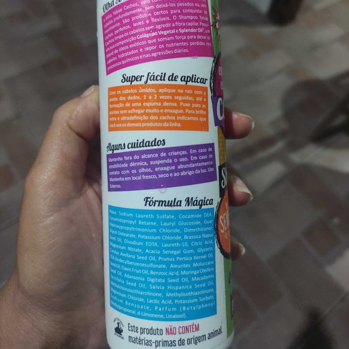 photo of Yabae shampoo cachos enrola que eu gosto shared by @helgacarolina on  03 Nov 2022 - review