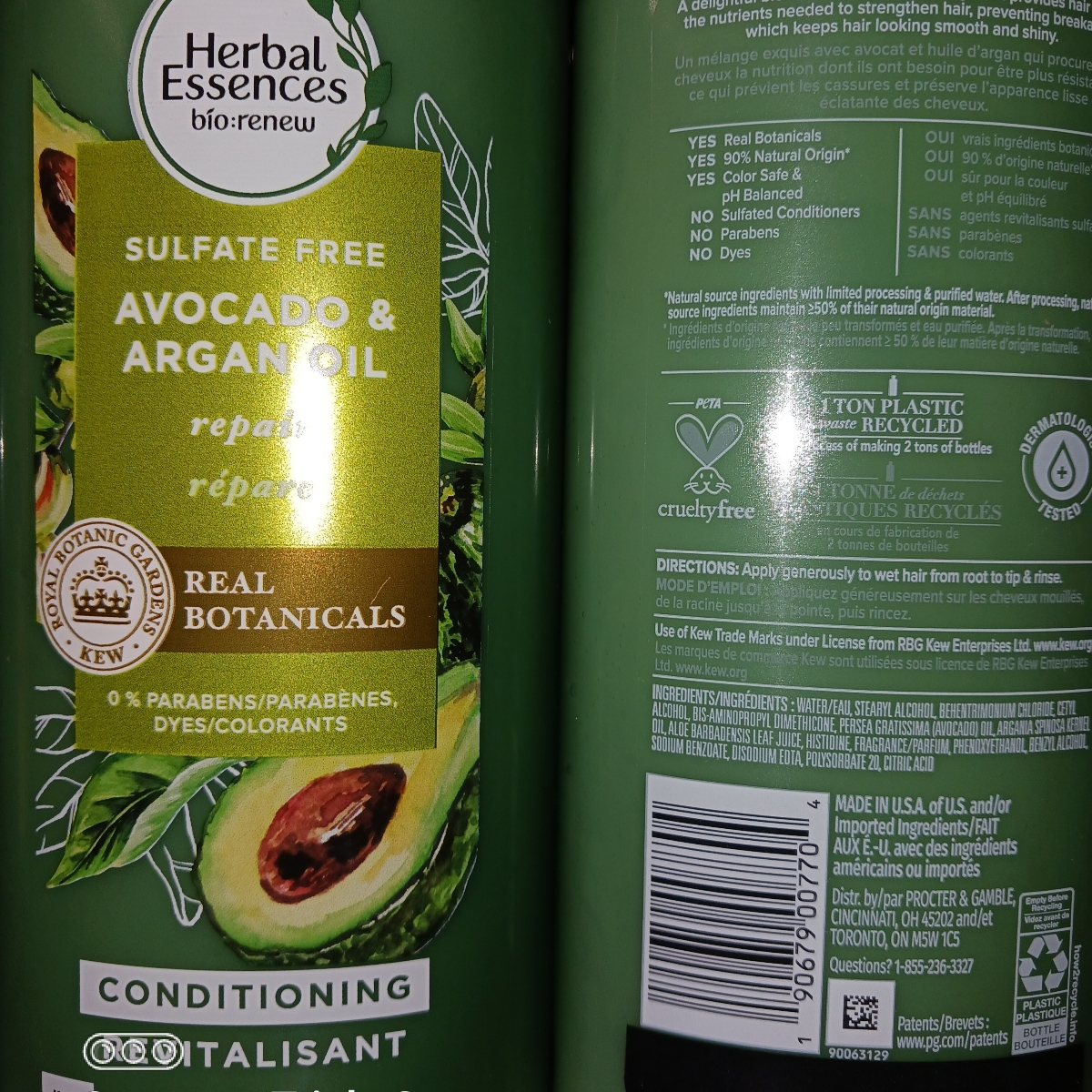 Herbal Essences shampoo avocado & argan oil Reviews | abillion