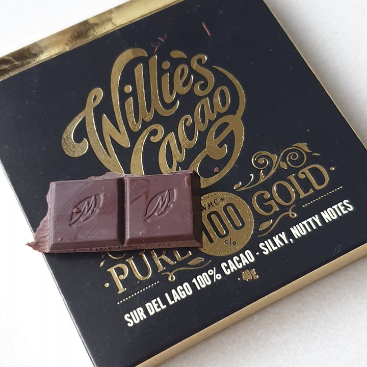 photo of Willie’s Cacao Pure Gold 100% shared by @sabnspice on  04 Dec 2020 - review
