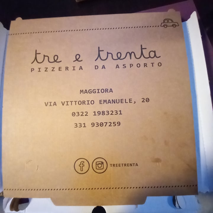 photo of Tre E Trenta pizza margherita shared by @bastante on  23 Jun 2022 - review