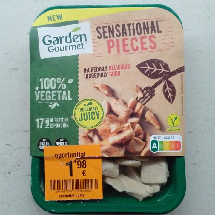 photo of Garden Gourmet Sensational pieces shared by @sym on  26 Dec 2021 - review