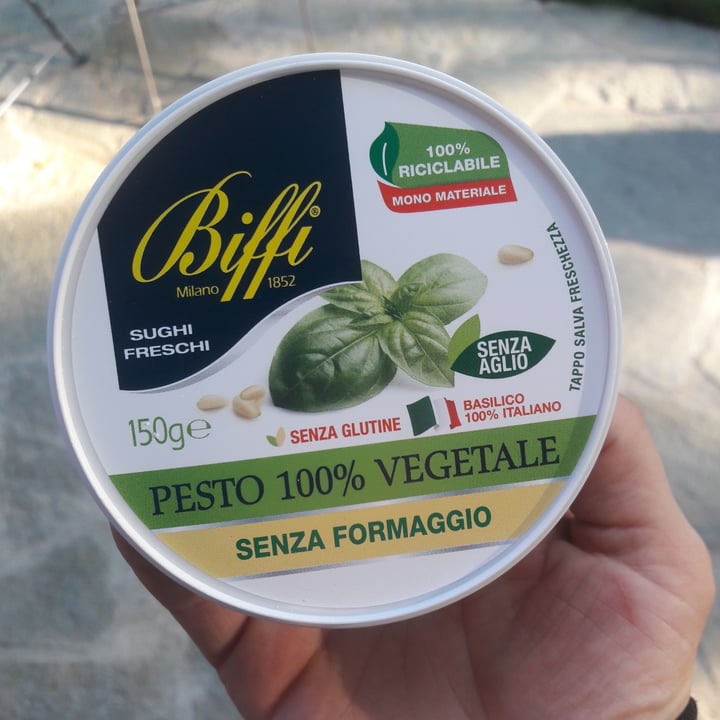 photo of Biffi Che Sugo! Pesto 100% Vegetale Senza Formaggio Jar shared by @giuliacarosio on  12 Oct 2021 - review