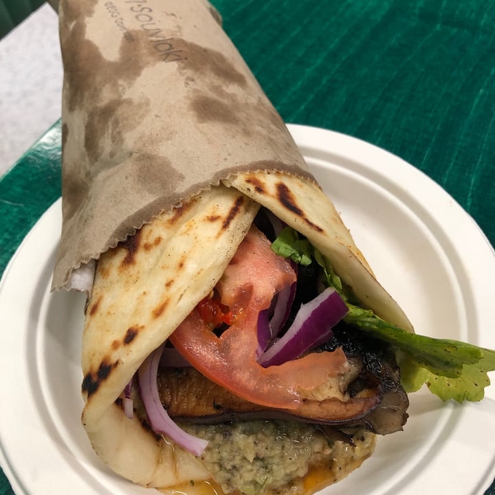photo of Soul Souvlaki EGG Cavendish In the Hand - Grilled Giant Mushroom shared by @meggi-loves-a-veggi on  13 Sep 2021 - review