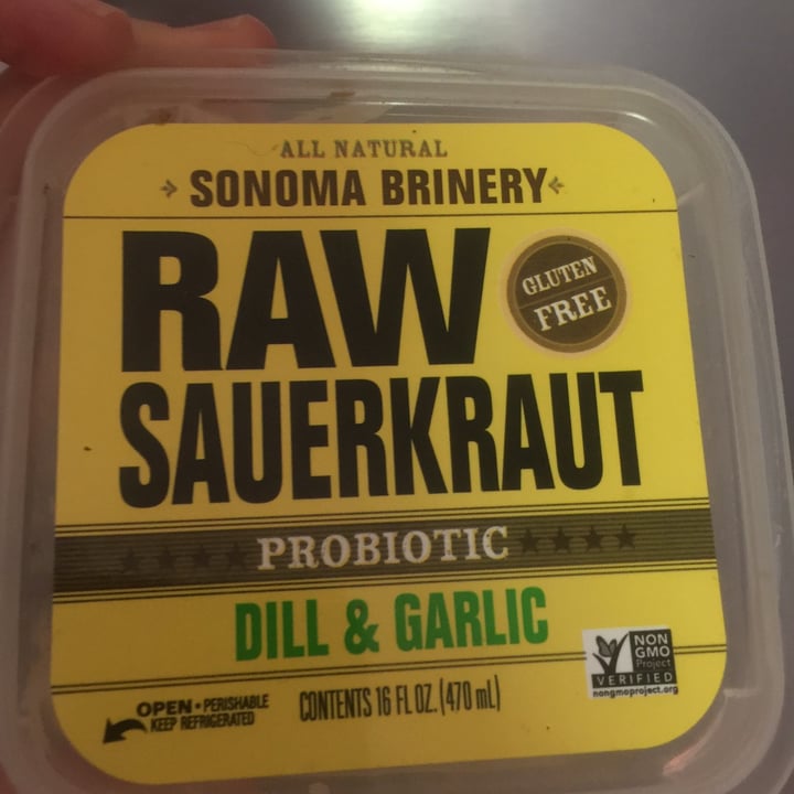 photo of Sonoma Brinery sauerkraut dill and garlc shared by @jmgrapefruit on  30 May 2022 - review