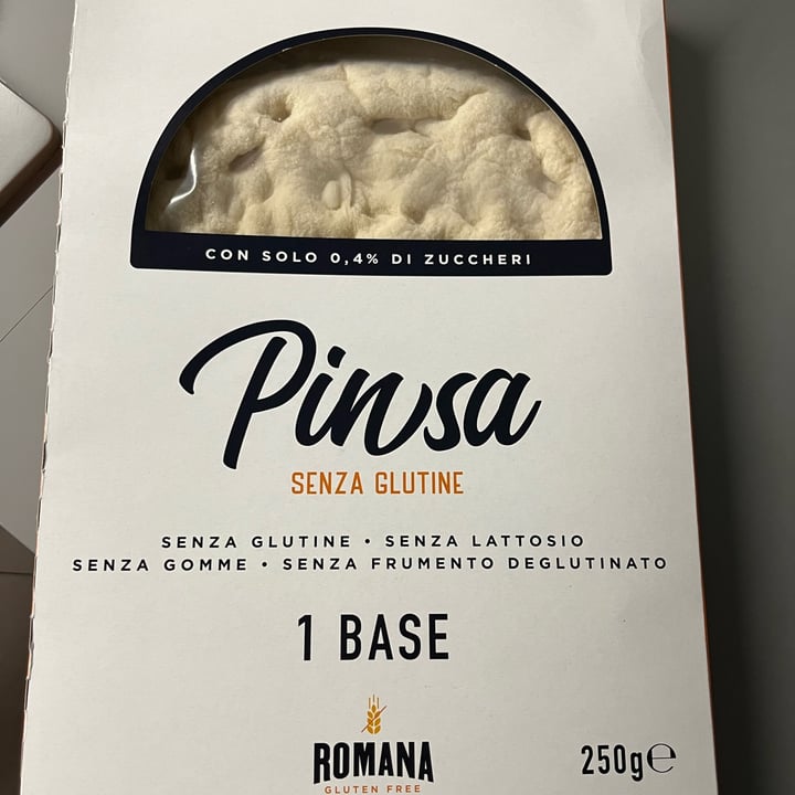 photo of Romana gluten free Pinsa gluten free shared by @svevasapino on  10 Jul 2022 - review