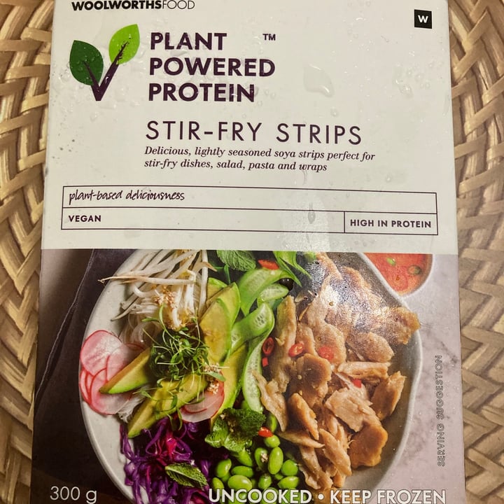 photo of Woolworths Food Plant Powered Protein Stir-Fry Strips shared by @seanyfebz on  22 Jan 2021 - review