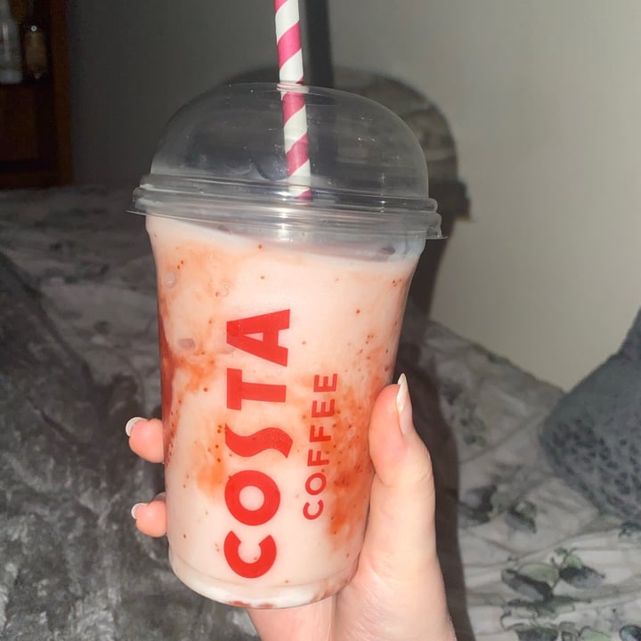 Costa Coffee Strawberry And Cream Frostino Review abillion