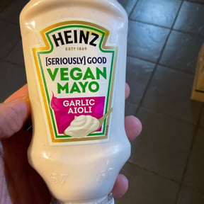 1 x Heinz Seriously Vegan Mayo Aioli Sauce 215g Bottle