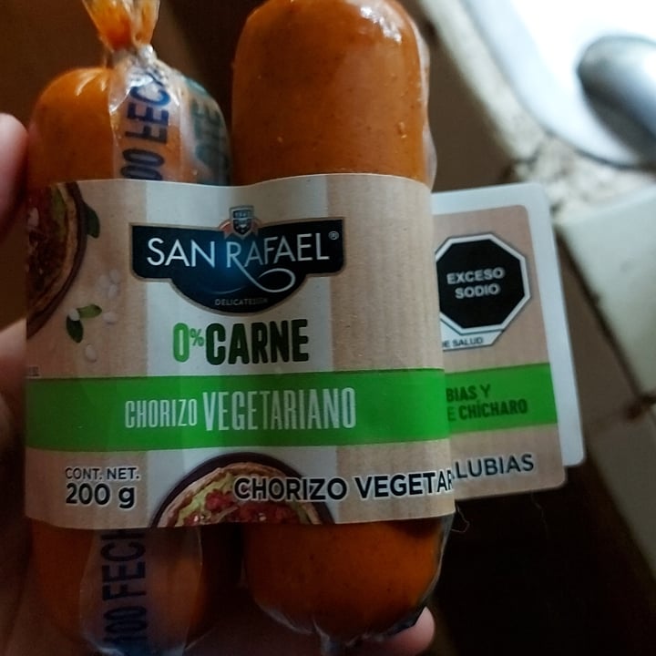 photo of San Rafael Chorizo vegetariano shared by @rebecalozano on  20 Sep 2022 - review