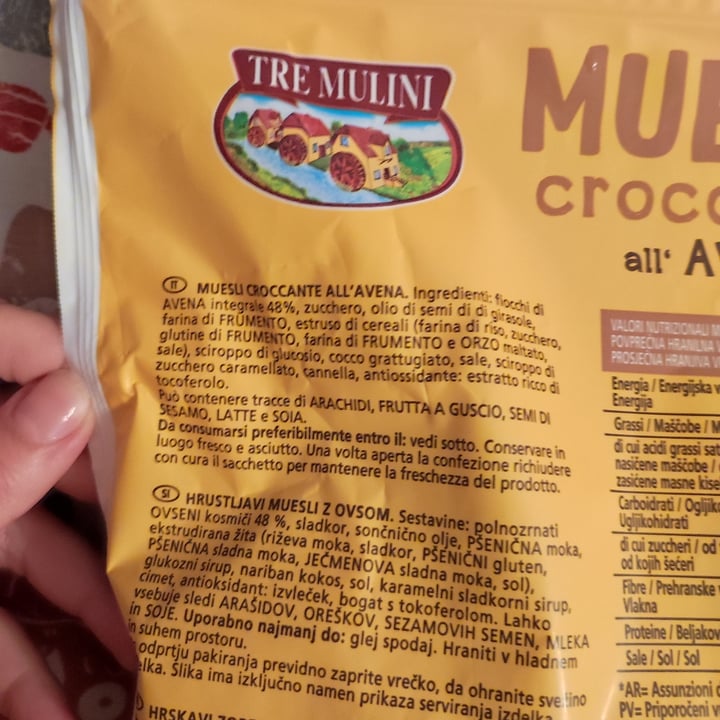 photo of Tre Mulini Muesli croccante all’avena shared by @-mela- on  23 Sep 2022 - review