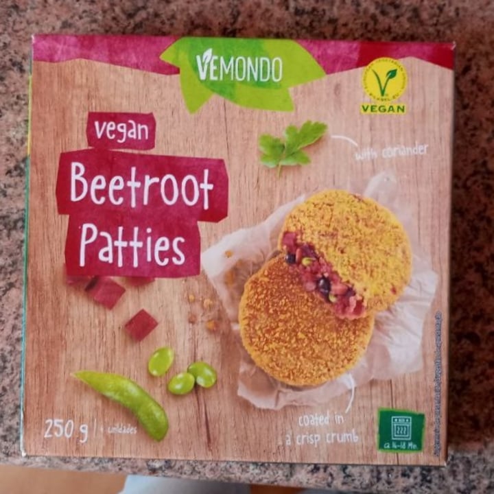 photo of Vemondo Beetroot patties shared by @nuwandakowalsky on  28 Jan 2022 - review