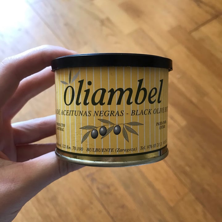 photo of Oliambel Crema de Aceitunas Negras shared by @veggo on  09 May 2020 - review