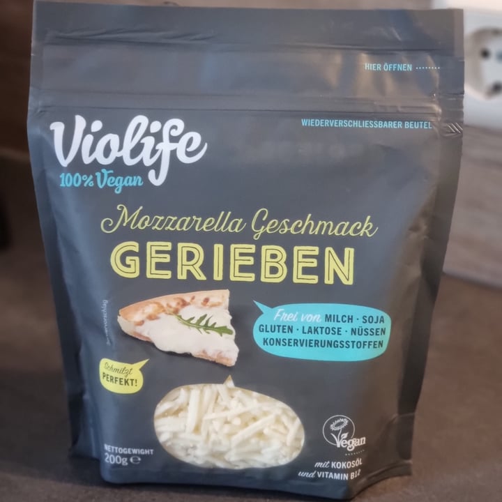 review photo of Violife Mozzarella Geschmack Gerieben shared by @valentina95s on 03 Feb 2022 - review