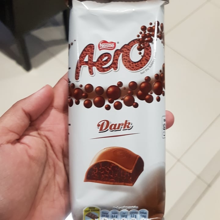 photo of Nestlé Aero Dark Chocolate shared by @happypotato on  08 Feb 2021 - review