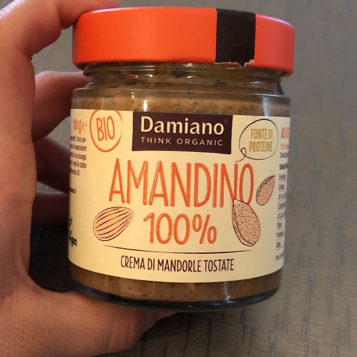 photo of Damiano Think Organic Crema di mandorle tostate bio shared by @giadatrap on  14 Apr 2022 - review