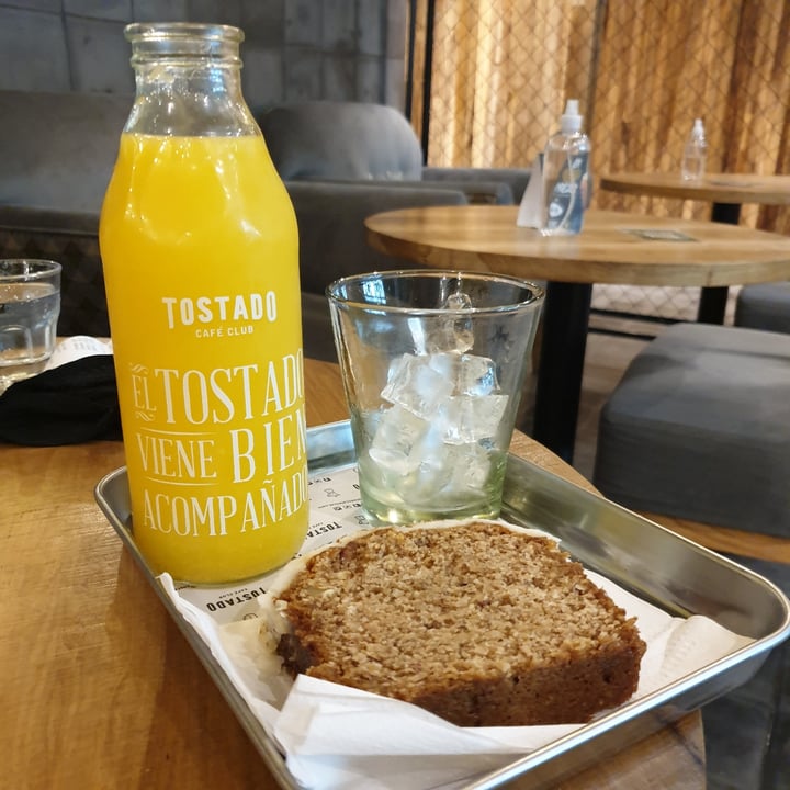 review photo of Tostado Café Club Budin de banana y frutos secos shared by @natkrywenki on 02 Oct 2021 - review