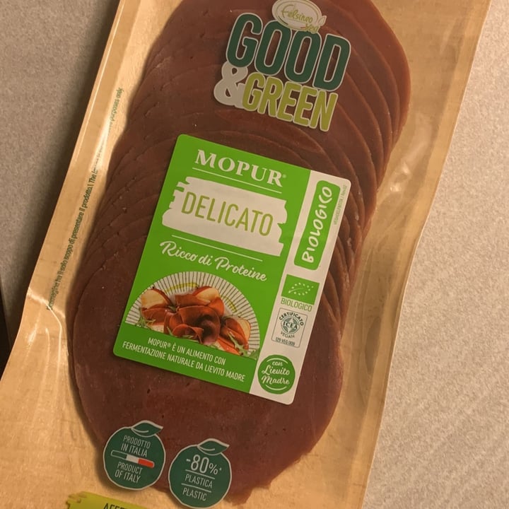 photo of Good and green Affettato vegetale gusto Prosciutto shared by @grtgi on  16 Sep 2022 - review