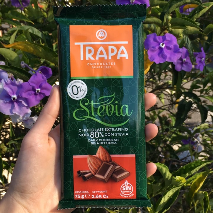photo of Trapa Chocolate Noir 80% Con Stevia shared by @andreaarrieta on  15 Dec 2022 - review