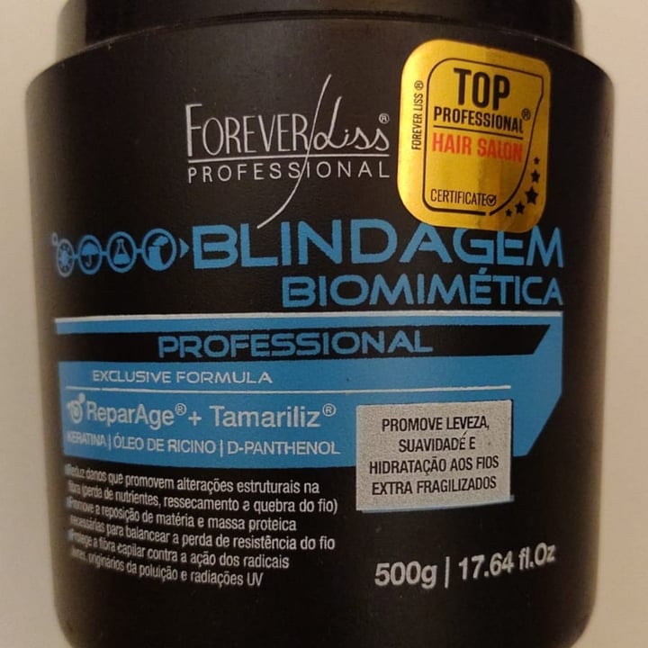 review photo of Forever liss Blindagem Capilar shared by @verazaniboni on 07 May 2022 - review
