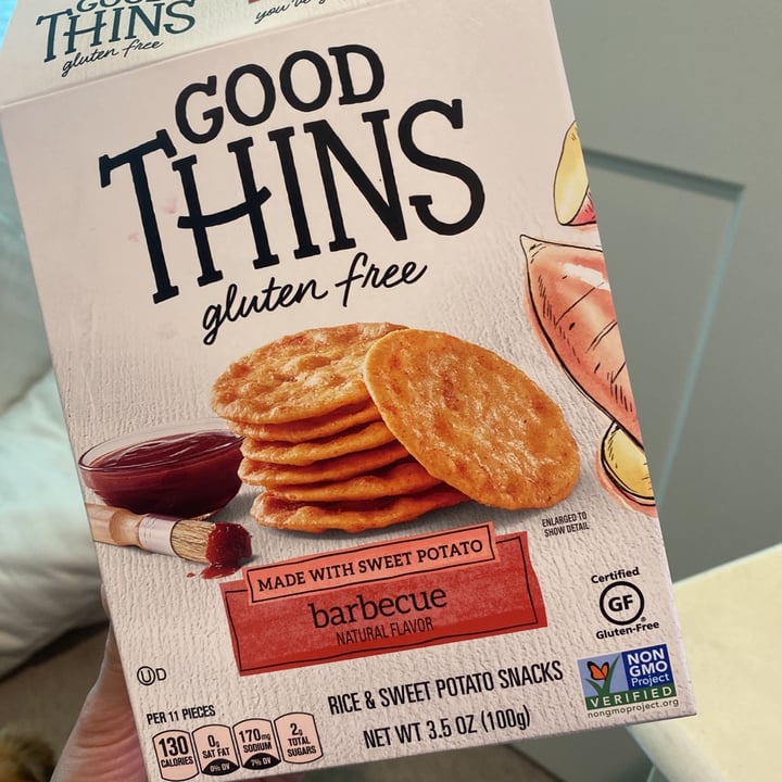 photo of Good Thins Rice & Sweet Patato Barbecue Flavor shared by @hnmk on  30 Aug 2021 - review