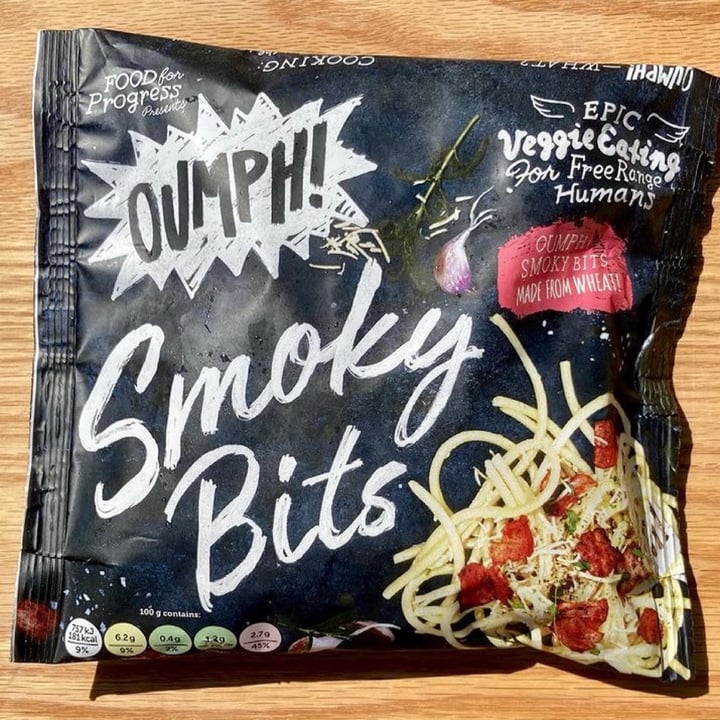 photo of Oumph! Smoky bits (Discontinued) shared by @ctveganreviews on  03 Jun 2021 - review