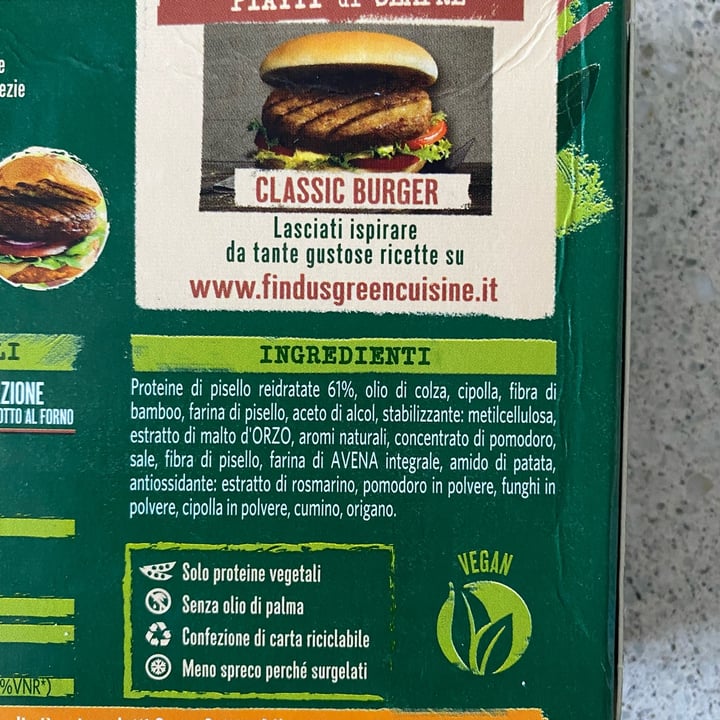 photo of Green Cuisine Green cuisine Burger shared by @padovavegan on  28 Jun 2022 - review