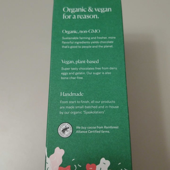 photo of Sjaak’s Organic Chocolates Vegan Santa shared by @alandestraya on  27 Nov 2022 - review