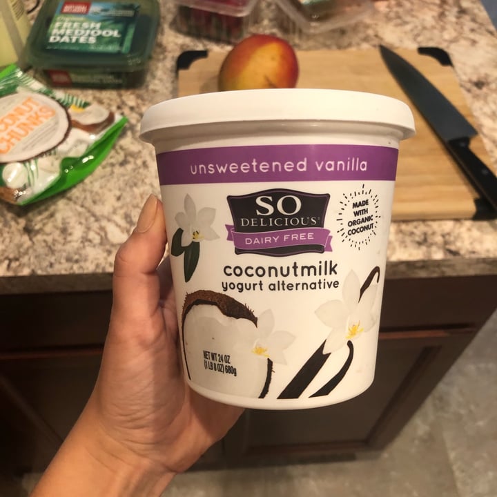 photo of So Delicious Dairy Free Unsweetened Vanilla Coconutmilk Yogurt Alternative shared by @skyesmall on  24 Dec 2020 - review
