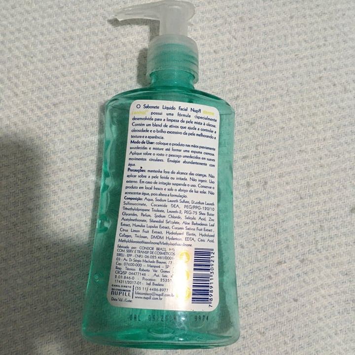 review photo of Nupill Sabonete Líquido Facial shared by @gotobevegan on 28 Jan 2022 - review