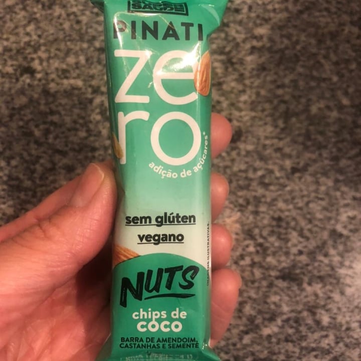 photo of Pinati Nuts Zero Nuts chips de coco shared by @danilocamarini on  26 Jul 2021 - review