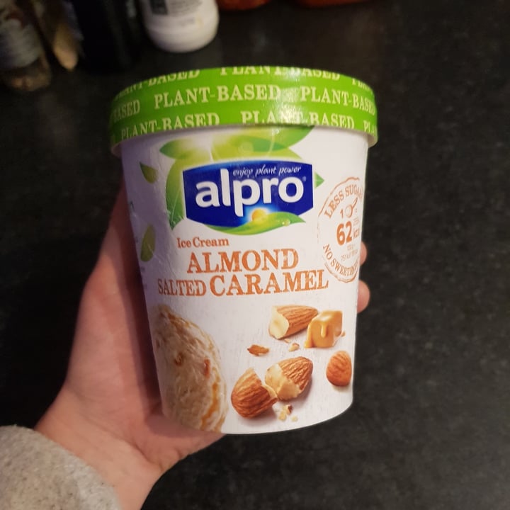 photo of Alpro Almond Salted Caramel Ice Cream shared by @marthsalt on  16 Jan 2021 - review