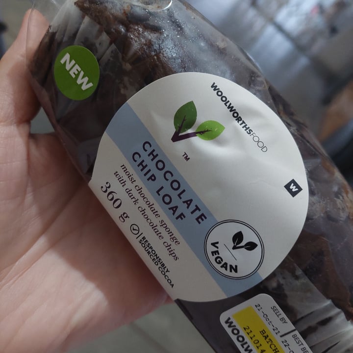 photo of Woolworths Chocolate chip loaf shared by @lianapapa on  21 Oct 2021 - review