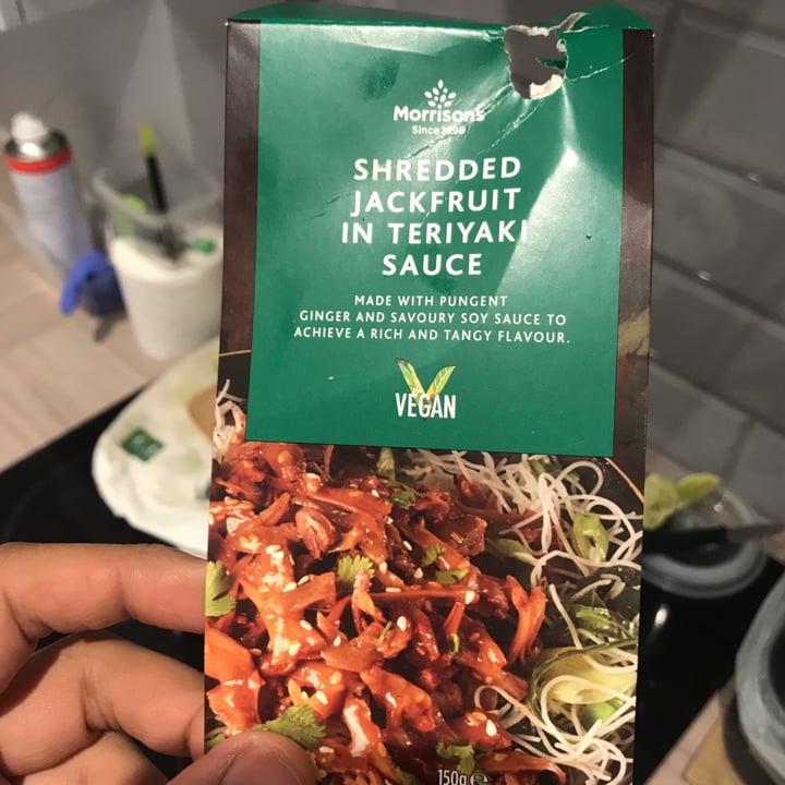 photo of Morrisons Teriyaki Shredded Jackfruit shared by @mistervg on  17 Jan 2021 - review