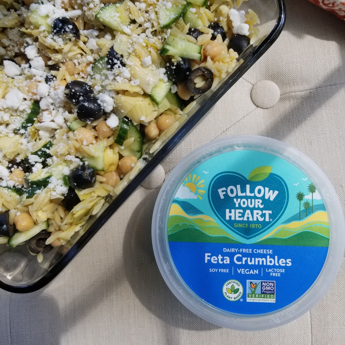 Vegan feta cheese