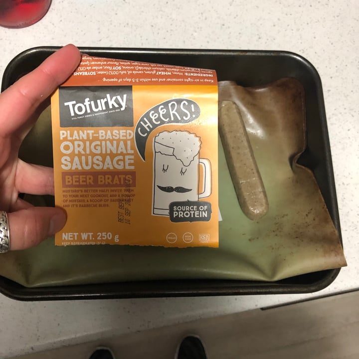 photo of Tofurky Original Sausage Beer Brats shared by @meenamoo on  22 Jul 2020 - review