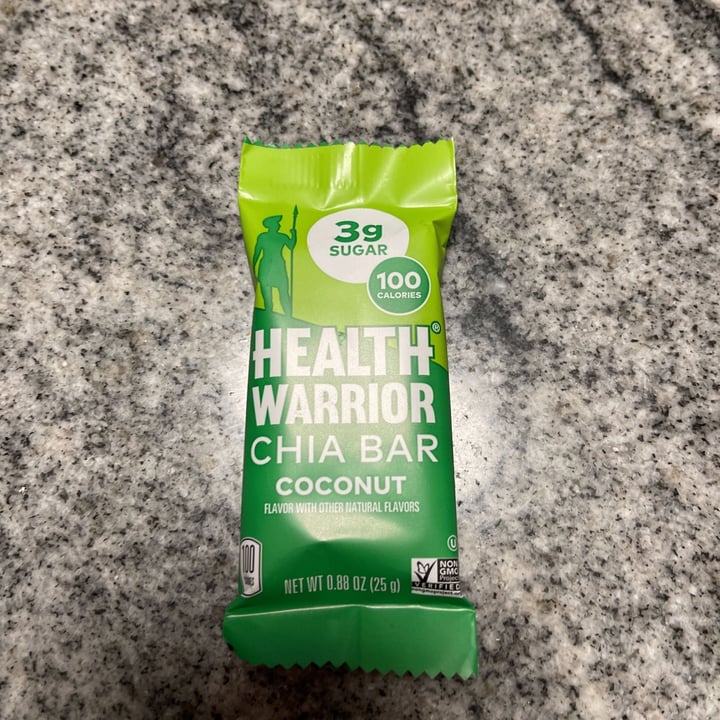 photo of Health Warrior Chia bar coconut shared by @tko5 on  07 Feb 2021 - review